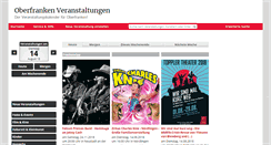 Desktop Screenshot of oberfranken-veranstaltungen.de